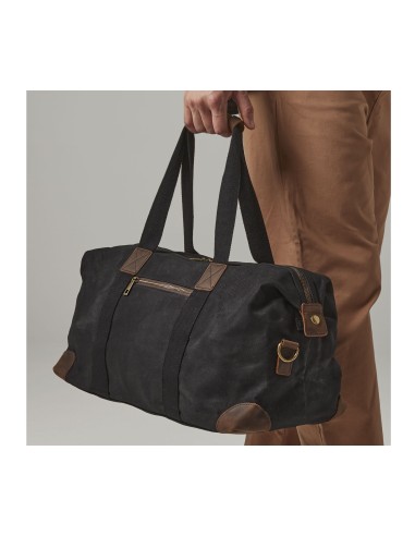 QUA-QD650-Heritage Waxed Canvas Holdall
